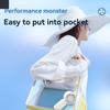 Summer Portable Handheld Fan, Usb Rechargeable Battery, 3 Levels High Air Volume Refrigeration Office Outdoor Fan