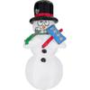 180cm Inflatable Snowman, Christmas Figure Trembling, Christmas Decoration Figure With Led Light