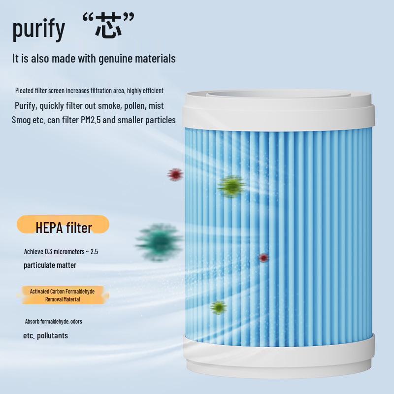 Negative Ion Air Purifier with High-Efficiency Filter for Home and Baby - Eliminates Secondhand Smoke