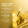 Szminka zmieniająca kolor Nawilżająca i długotrwała Nawilżająca Modna Błyszcząca Szminka zmieniająca kolor z Złotą Folią
