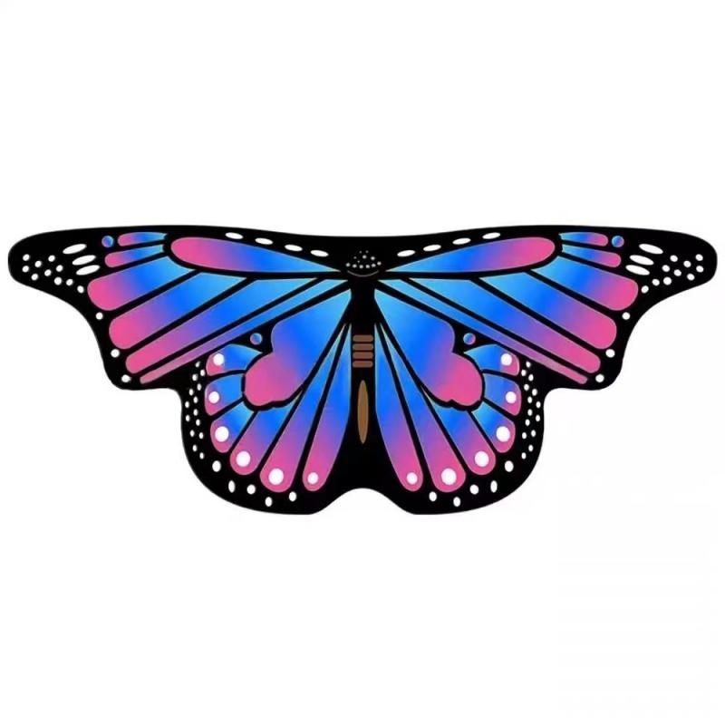 

Kids Halloween Costume Set Funny Chiffon Butterfly Wings Cape,Mask,Headband Performance Cosplay Props Elf Angel Wings Costumes
