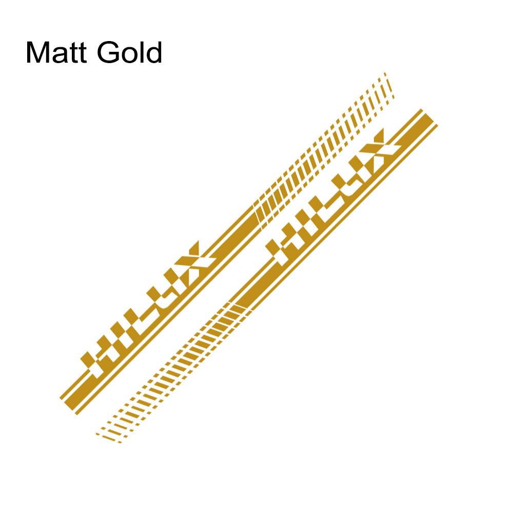 For Toyota Hilux Vigo Revo Pickup Door Side Stripes Sticker Truck Graphics Vinyl Decor Covers Car Decals Auto Tuning Accessories