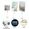 10Pcs Stable Base Table Name Clip Mouth Shape Metal Photo Stand  Wedding Table Decoration