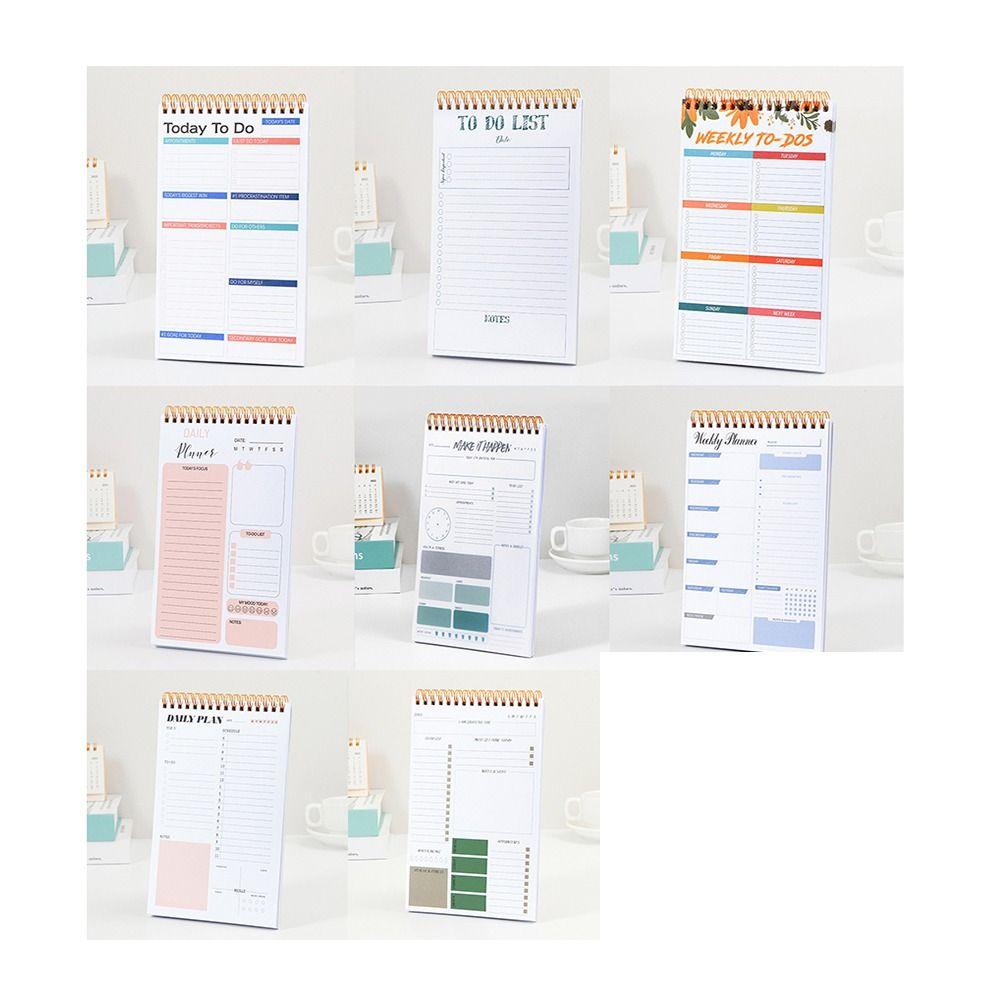 Planner Self Discipline Timetable Notepad Checklist Notepad Schedule Planner A5 To Do List Notepad