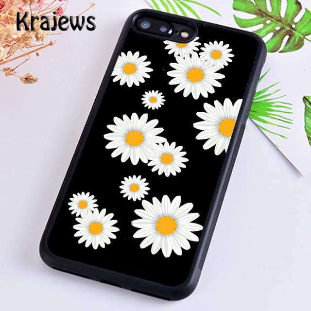 Krajews Daisy Flowers Abstract Floral Phone Case For iPhone 17 Air 16 14 plus 11 12 13 pro max