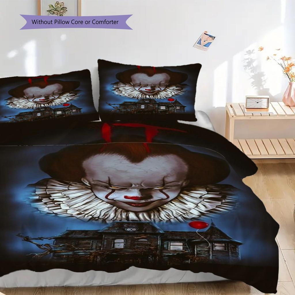 It Chapter Two Teaser Poster Threepiece Set 1 Duvet Cover 2 Pillowcase Without Core Christmas Birthday Gift Bedding Set