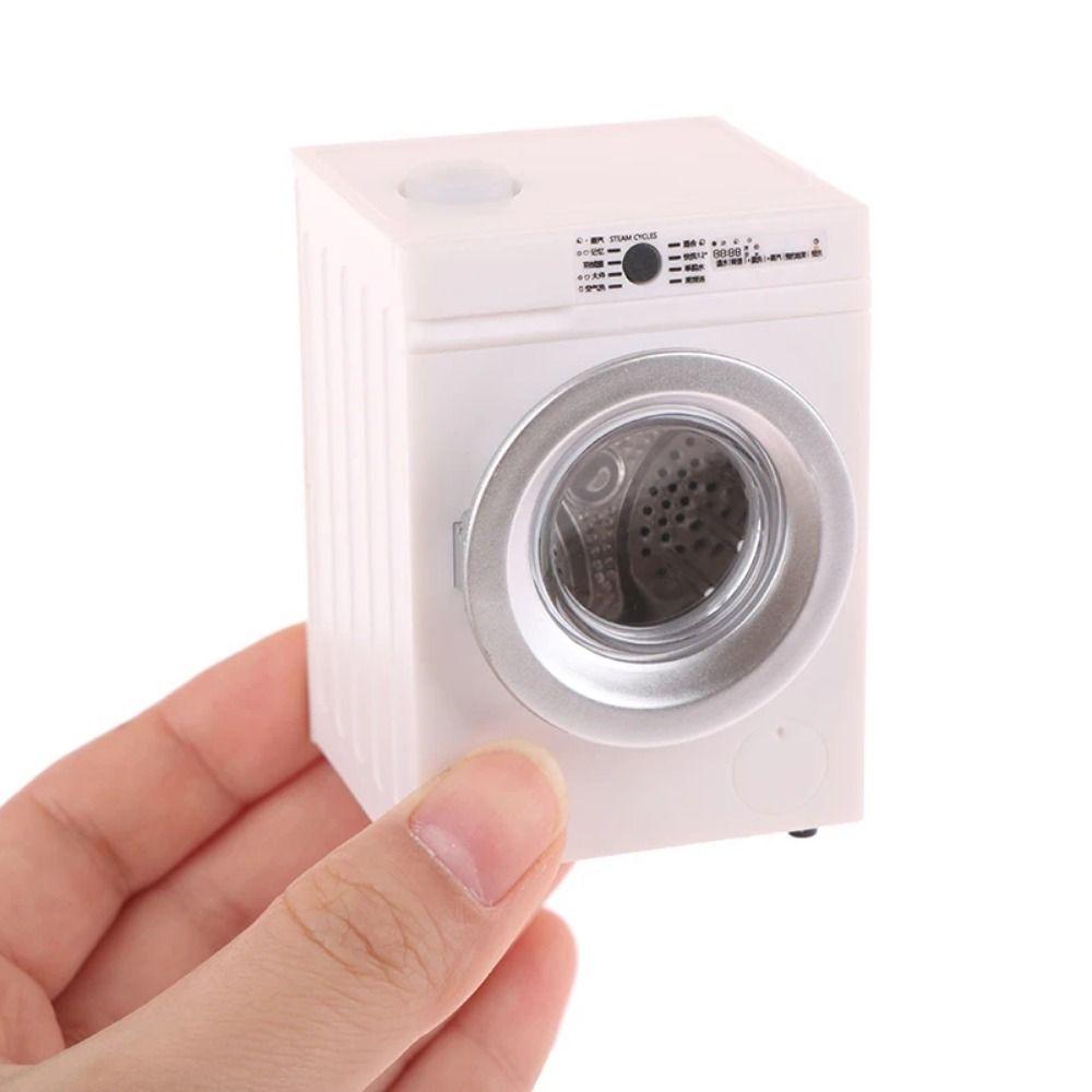 Furniture 1/12 Washing Machine Miniatures Dollhouses Washing Machine Home Accessories