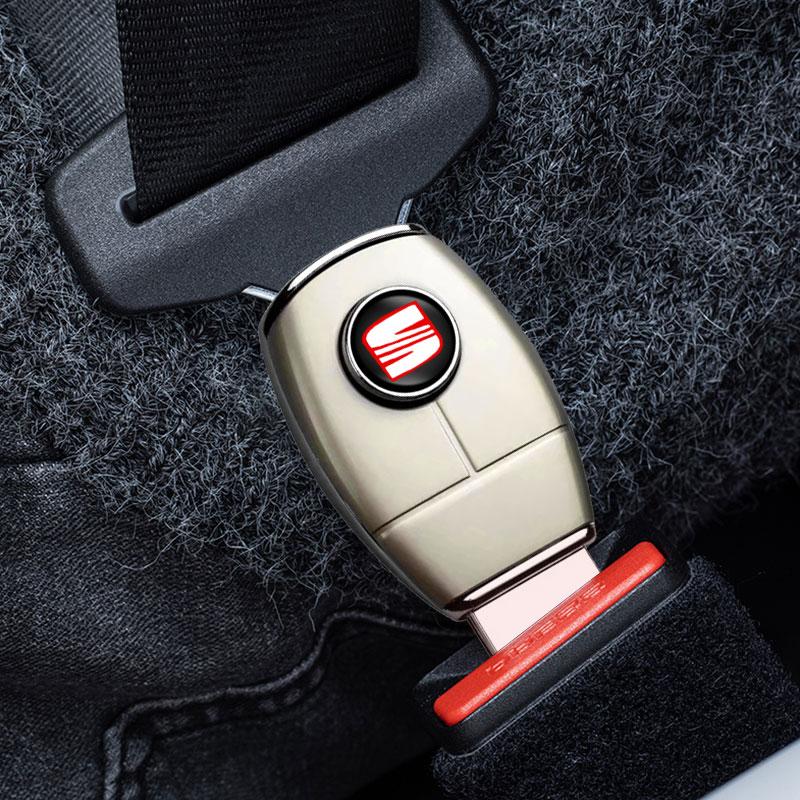 1/2PCS Car Seat Belt Clip Extension Plug Buckle Car Accessories for Seat Alhambra FR Leon Altea Ibiza Toledo Cordoba Arona 5 6 MII