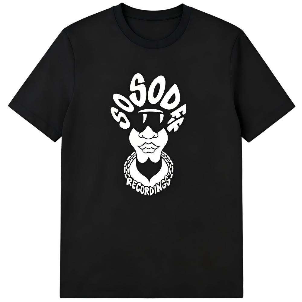 Sosodee Recordings Hip Hop Portrait Graphic T-Shirt