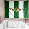 Real Betis Crest Lightning Tapestry, Unique Design Tapestry, Suitable for Bedroom,Livingroom, Playroom,Heartwarming Fan Holiday Gifts