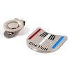 Pack of 6 Pcs One Putt Design Golf Ball Mark plus Magnetic Golf Hat Clip Golf Marker Drop Ship 5