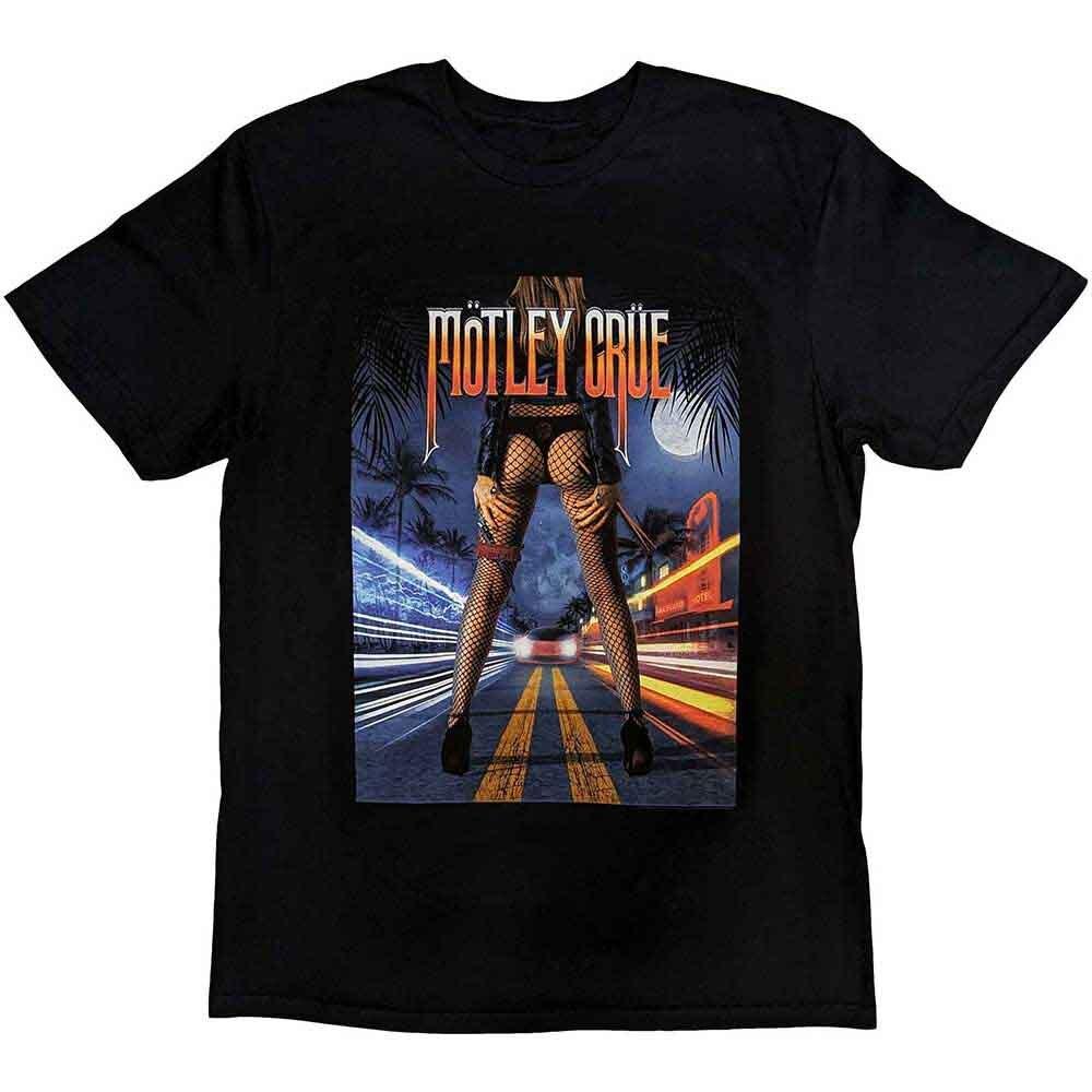 Motley Crue Miami T-Shirt Black New Unisex T-Shirt XL
