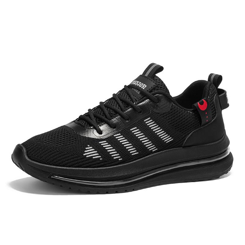 Men's Shoes Spring and Summer Lightweight Soft-soled Breathable Mesh Shoes Large Size Comfortable Versatile Sports Casual Shoes Wear-resistant Running