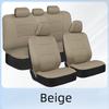 New 5Seats Full Set Car Seat Covers Auto Seat Decoration Rear Front Auto Seat Cover Car Cushion Protector Case Cover