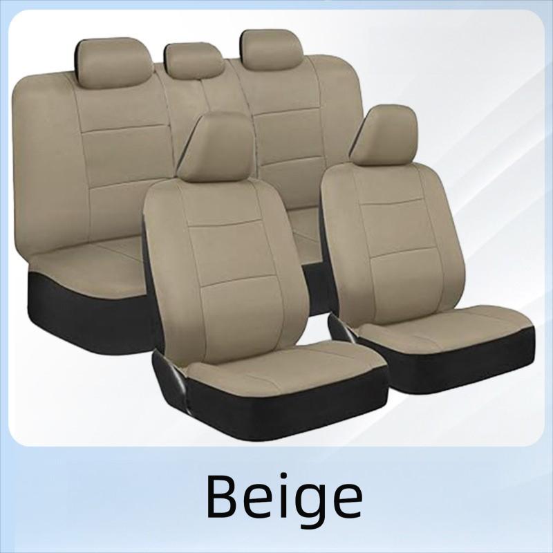 New 5Seats Full Set Car Seat Covers Auto Seat Decoration Rear Front Auto Seat Cover Car Cushion Protector Case Cover