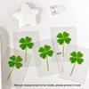 5Pcs/10Pcs  Lucky Clover Bookmark Natural Herb Transparent Wish Card Bookmark Decorative Choice Ideal Holiday Gift