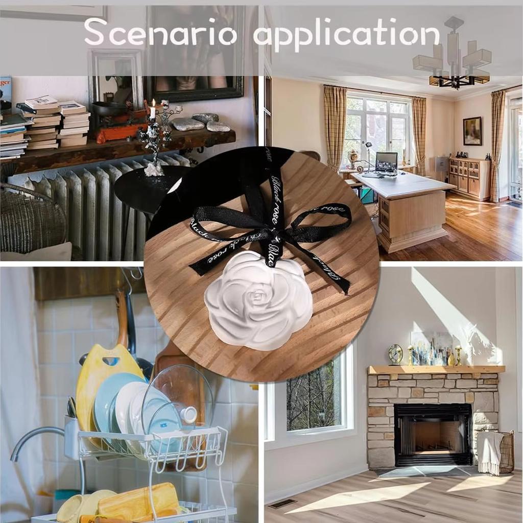 3PCS Aromatherapy Gypsum Fragrance Tablets Home Bedroom Wardrobe Car Fragrance Tablets Long-Lasting Fragrance Fragrance Hanging