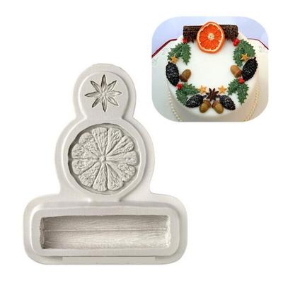 1Pc Lemon Cinnamon Star Anise Silicone Mold Cupcake Candy Baking Mold Chocolate Fondant Cake Decorating Tools