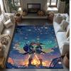 Zelda Crystal Velvet Rug, Soft Anti‑Slip Crystal Velvet Carpet for Living Room Bedroom Home Decor