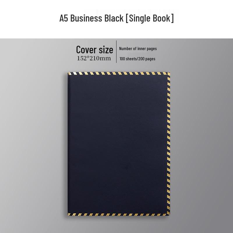 Customized A5 Leather Notebook Gift Set with Logo Engraving