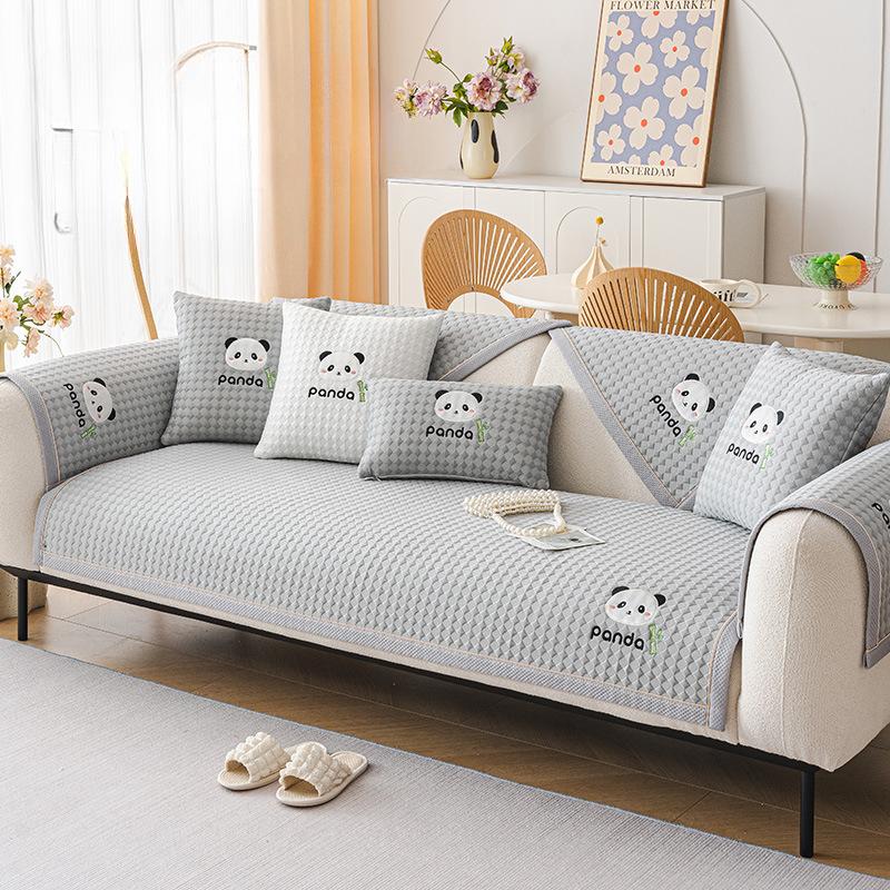 Summer Sofa Cushion Simple and Fresh Dust Cover Backrest Towel New Non-Slip Sofa Cover Cloth