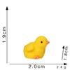 Resin Chicken Doll Ornaments DIY Decoration Crafts Kawaii Mini Model Desktop Toys  Home Decoration