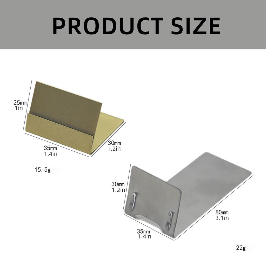 Pack Of 12 Place Card Stands Desktop Picture Holders Cellphone Display Rack Metal Restaurant Table Menu Holders