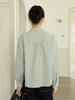 Women's Pleated Stand Collar Long Sleeve Shirt - Loose, Versatile, Elegant Design for Daily Wear