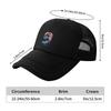 Wave of Cats Whimsical, Cat - Filled ‘Great Wave’ Parody Art Mesh Baseball Cap
