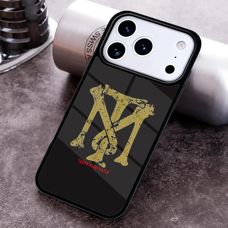 Scarface Tony Montanna Poster soft Phone Case For iPhone 17,16e,15,14,13,12,11,Mini,Pro,MAX soft Silicone Cover