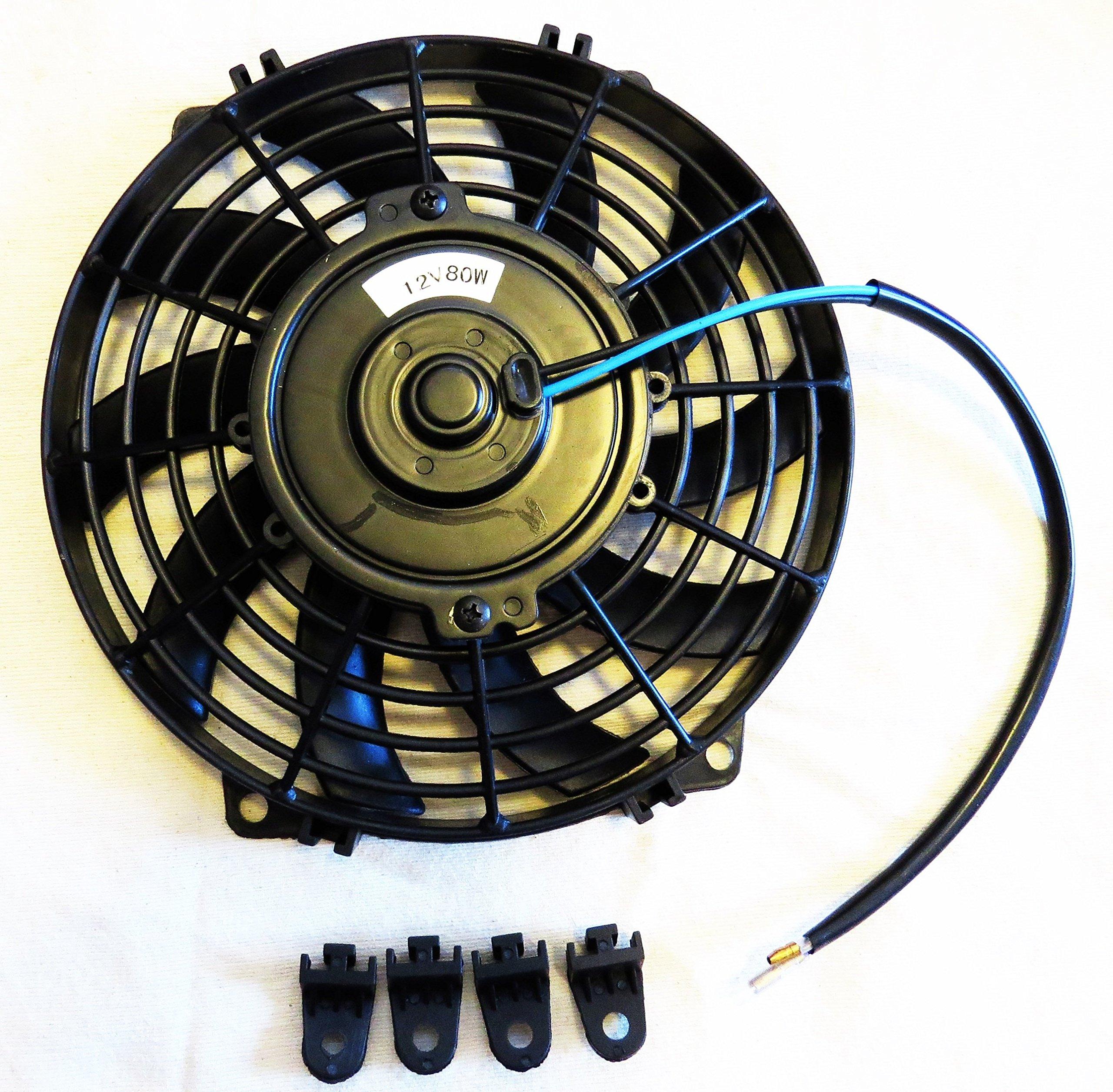 

Universal Electric Blowing for Cars (mind items) 9-inch Fan, Slim, Push-Button, Type, 12V,