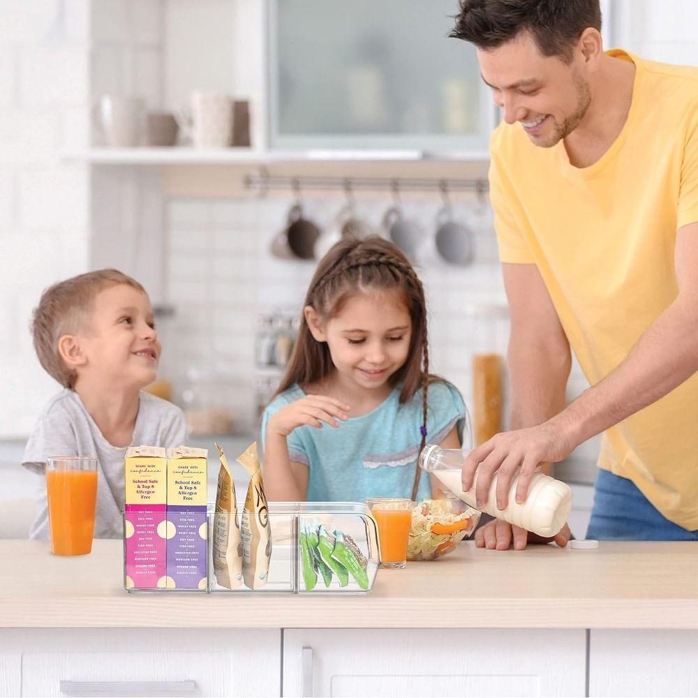 Clear Plastic Spice Packet Rack Clear Display Containers Durable Pantry Organization  Fridge