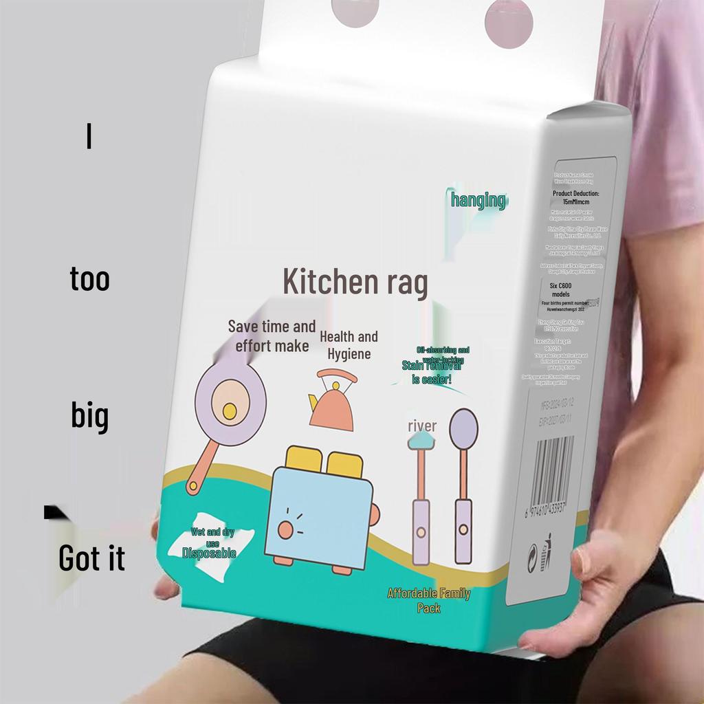 Extra Large Hanging Kitchen Dishcloths: Oil-Absorbing, Stain-Removing, Convenient Family Pack
