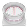 Range Hood Check Valve Unidirectional Odor Proof Plastic Kitchen Bathroom Flue Check Valve Backdraft Damper