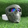 Motorcycle Helmet Riding Goggles Glasses Anti Fog Detachable Face Mask with ATV Goggles Dirt Bike Motocross Eyewear