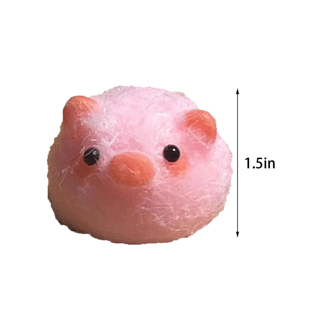 New Miniature Chick Pig Animal Relief Squeeze Toy Sticky Mini Penguin Duck Stress Relief New Fidget Toy Color Random