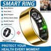 2025 Smart Ring Blood Pressure Heart Rate Sleep Monitoring Smartring IP68 & 5ATM Waterproof Multi-sport Mode Smartring Man Women