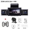 BEPOCAM Dash Cam 4K 4 Channel Front and Rear Inside 360° Car Camera for Cars Built-in WiFi GPS WDR Night Vision 24H Parking Mode