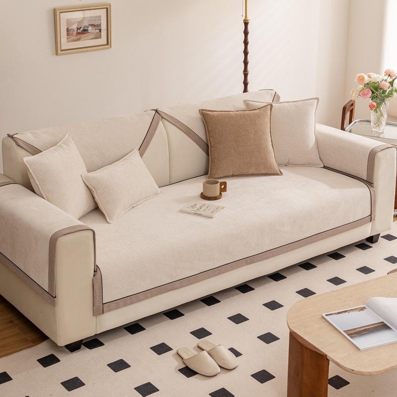 

Chenier Fabric, Simple Sofa Cushion, Universal In All Seasons, Non-Slip Ins Wind Seat Cushion, Wear-Resistant And Anti-Cat Scratch, Machine Washable 70*70cm