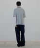 NUAKLE Line Pique Shirt_Gray