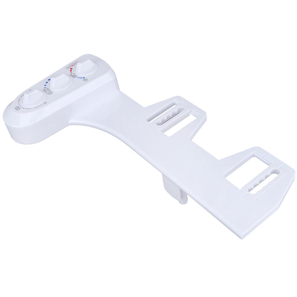 Bathroom Intelligent NonElectric Cold Hot Water Toilet Bidet Sprayer Set with Double Nozzle(: 3 8 Thread )