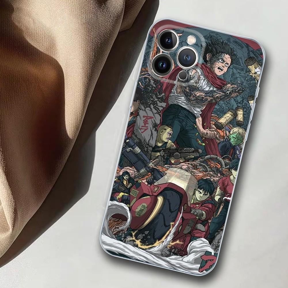 AKIRA Phone Case For iPhone 14 11 12 13 Mini Pro XS Max Cover 6 7 8 Plus X XR SE 2020 Funda Shell