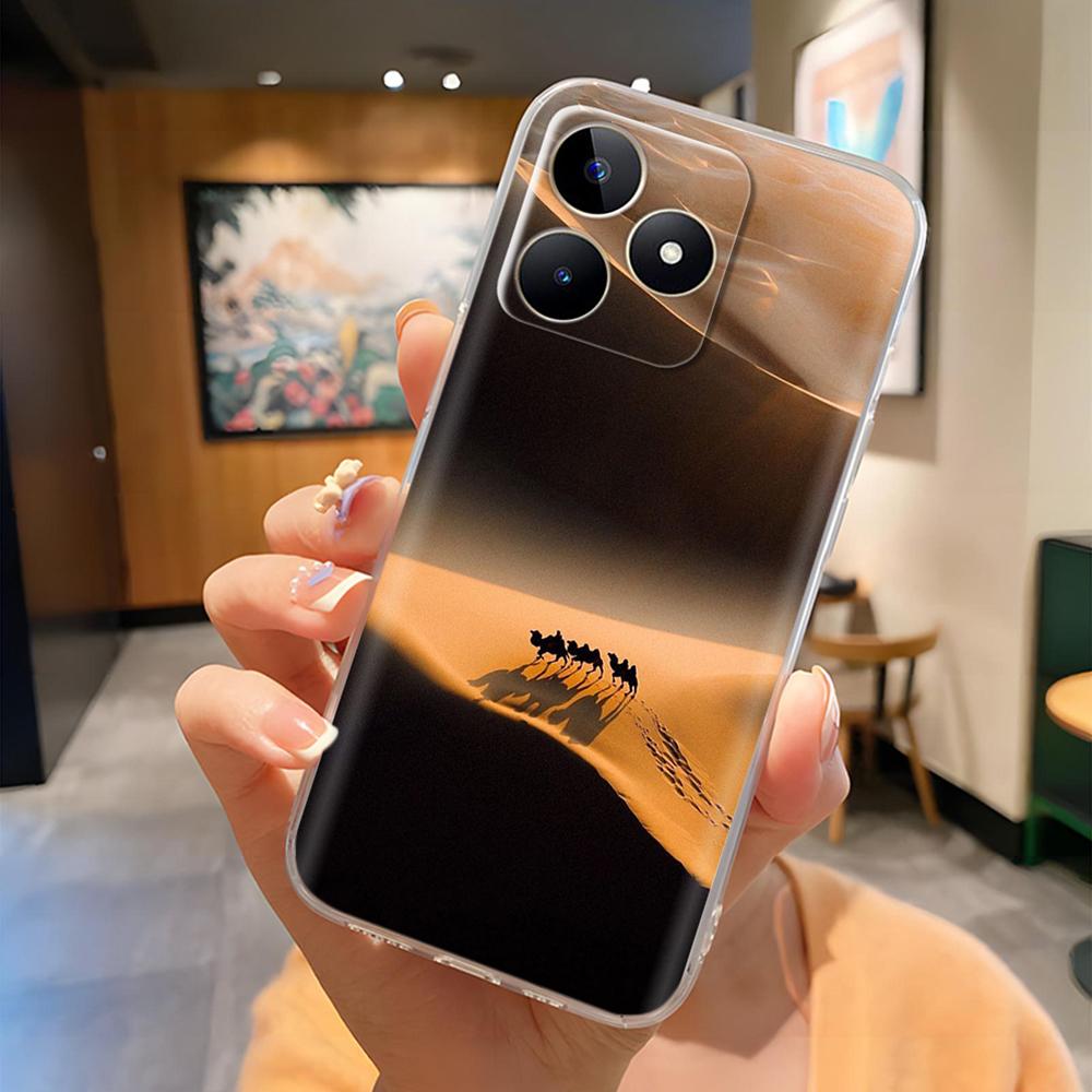 For Realme C53 Phone Case Realme C51 Full Protection Back Cover For Realme C53 Case C51 Soft Silicone Protector Shell Fundas