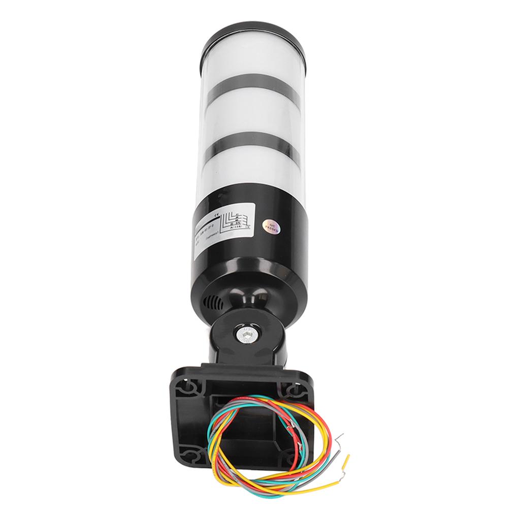 BERM 3 Layer LED Signal Light Tower Foldable Industrial Warning Lamp Constant Lighting 12 24VDC Universal