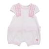 Mintini Baby Girls Contrast Striped Romper