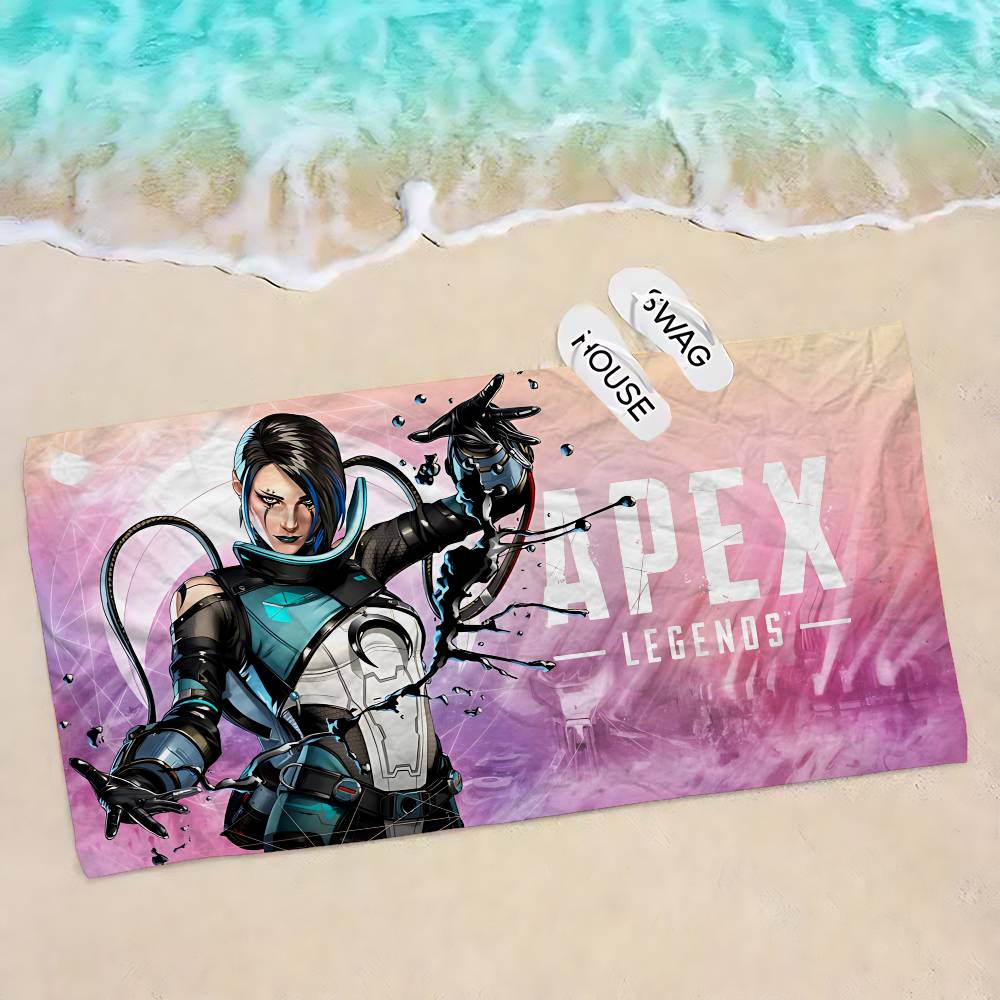 A-Apexs Legends Octane Microfiber Beach Towel Absorbent Quick Dry Soft Yoga Swimming Resort Mountain Climbing Towel