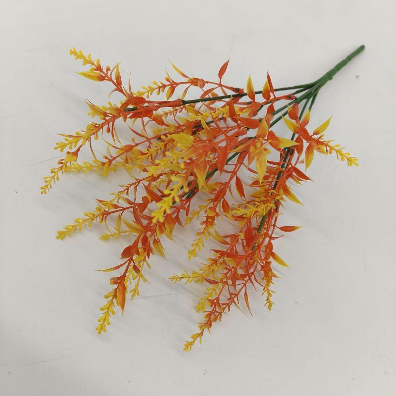 Lifelike Artificial Lavender Fake Flower Safe BPA-free Plastic Faux Plant 34cm 1Pcs for Wedding Home Coffee Table Decor