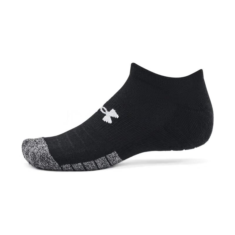 Under Armour Ankle Socks Unisex 3 Pack Black 1346755-002
