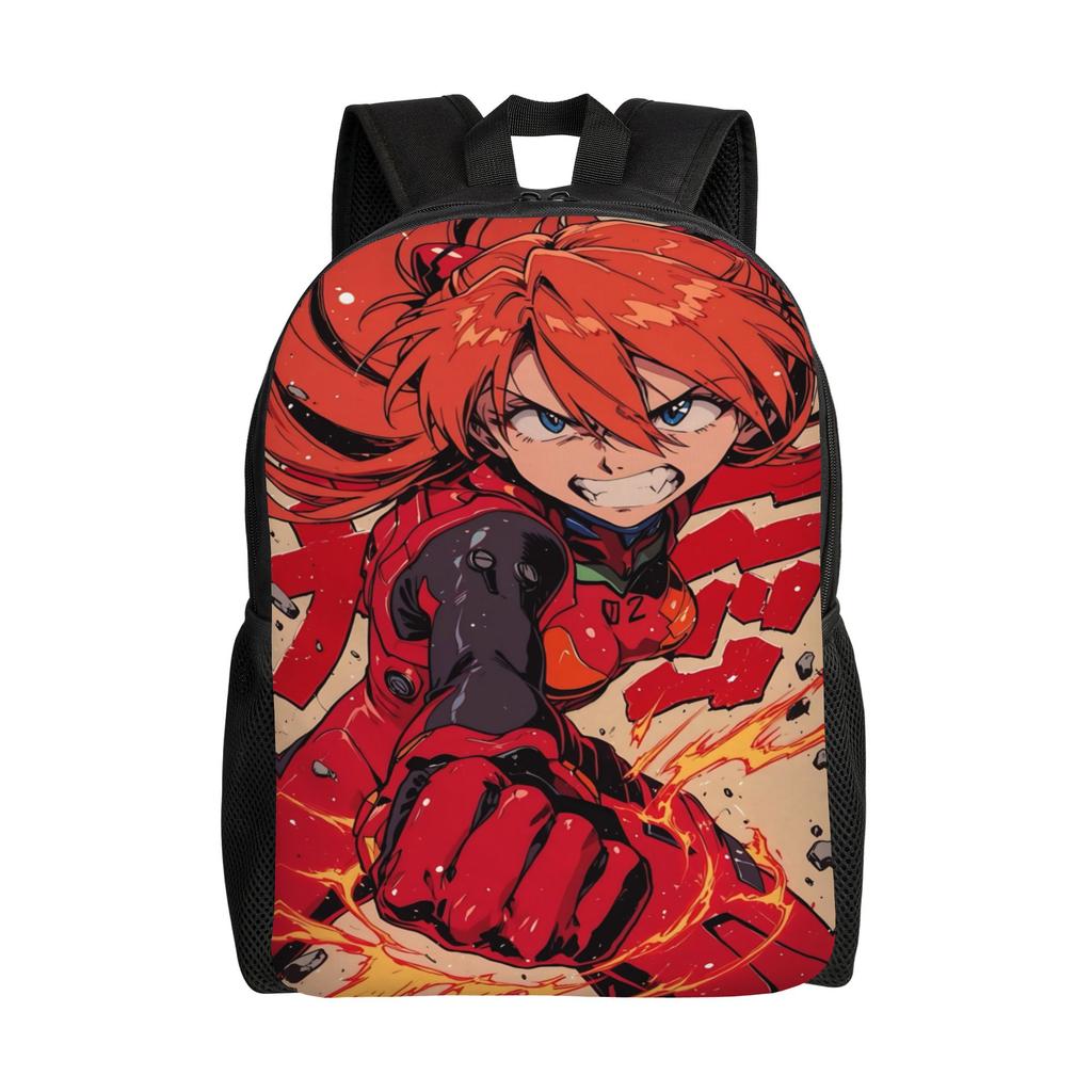 Zaino Neon Genesis Evangelion EVA Borsa Ita Ayanami Rei Mochila Quotidiano Scuola Superiore Robusto Zaino a Spalla
