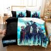 3D Print Game Crisis Core Final Fantasy VII Bedding Set Boys Girls Twin Queen King Size Duvet Cover Pillowcase Bed Boys Adult